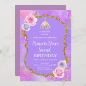 niedliche kleine Perle 2. Geburtstag Einladung (Vorne/Hinten)