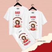 Niedliche kleine Prinzessin mit rotem Kleid Kleink T-Shirt