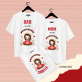 Niedliche kleine Prinzessin mit rotem Kleid Kleinkind T-shirt