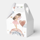 Niedliche kleine Prinzessin von Girls Balloon Gebu Geschenkschachtel (Rückseite)