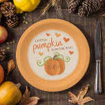 Niedliche kleine Pumpkin Baby Duschpapier-Teller Pappteller<br><div class="desc">Niedliche Little Pumpkin Baby Dusche Papier Teller.</div>