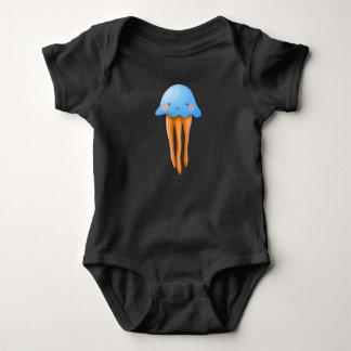 Niedliche kleine Qualle Baby Strampler