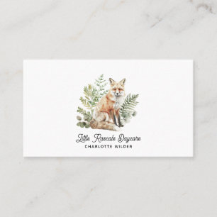 Niedliche Kleine Raccoon Daycare Business Card Visitenkarte
