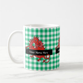 Niedliche kleine Red Dragon Coffee Tasse zum Perso