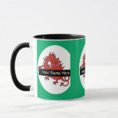 Niedliche kleine Red Dragon Coffee Tasse zum Perso (Links)