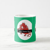 Niedliche kleine Red Dragon Coffee Tasse zum Perso (Mittel)