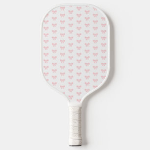 Niedliche kleine Rosa-Bow-Girl-Girl Girly Birthday Pickleball Schläger