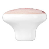 Niedliche kleine rosa Krabbe, die über den Sand ta Keramikknauf (Seitenansicht)