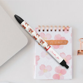 Niedliche kleine rote Fliegenfahne Girly Fantasy Kugelschreiber