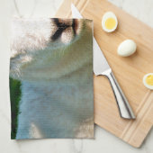 NIEDLICHE KLEINE SCHAFE GESCHIRRTUCH (Viertel Falte)