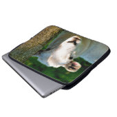 NIEDLICHE KLEINE SCHAFE LAPTOPSCHUTZHÜLLE (Vorne Knopf)