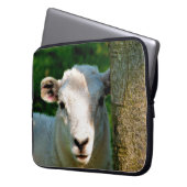 NIEDLICHE KLEINE SCHAFE LAPTOPSCHUTZHÜLLE (Vorderseite Links)