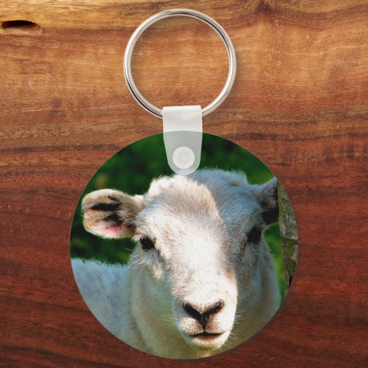 NIEDLICHE KLEINE SCHAFE SCHLÜSSELANHÄNGER (Vorderseite)