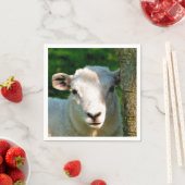 NIEDLICHE KLEINE SCHAFE SERVIETTE (Beispiel)