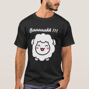 Niedliche kleine Schafe zitieren einfache Tiere Ba T-Shirt
