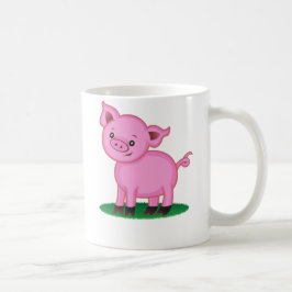 Niedliche kleine Schwein-Tasse Kaffeetasse