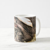 NIEDLICHE KLEINE SCHWEINE KAFFEETASSE (VorderseiteRechts)