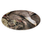 NIEDLICHE KLEINE SCHWEINE SCHNEIDEBRETT (Ecke)