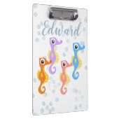 Niedliche kleine Seepferde Klemmbrett (Rechts)