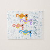 Niedliche kleine Seepferde Puzzle (Horizontal)