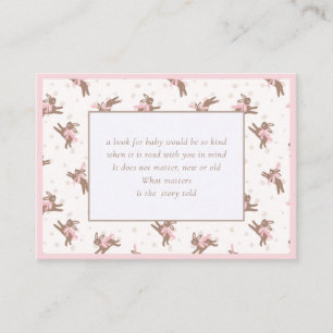 Niedliche kleine, sonnige Bücher für die Babyverpa Begleitkarte