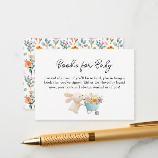 Niedliche kleine sonnige Wildblumen Bücher für Bab Begleitkarte