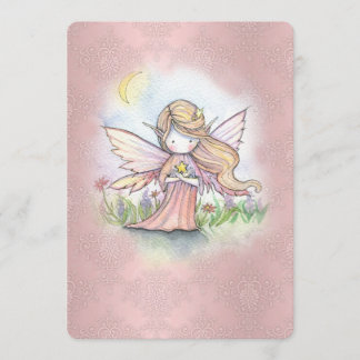 Niedliche Kleine Star Fairy Girls Geburtstagsparty Einladung