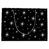 niedliche kleine Sterne Große Geschenktüte (Rückseite)