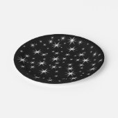 niedliche kleine Sterne Pappteller (Schrägansicht)