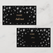 niedliche kleine Sterne Visitenkarte (Vorne/Hinten)