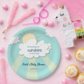 Niedliche Kleine-Sunshine-Gender-Neutral-Baby-Dusc Pappteller (Party)