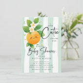 Niedliche Kleine Süsse Kinderdusche Einladung (Stehend Vorderseite)