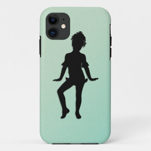 Niedliche kleine Tänzerin-Grüntasche Case-Mate iPhone Hülle (Rückseite)