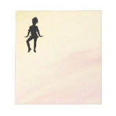 Niedliche Kleine Tänzerin Mellow Notizblock (Vorderseite)