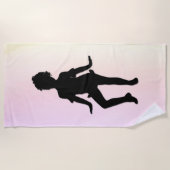 Niedliche Kleine Tänzerin Mellow Strandtuch (Vorderseite)