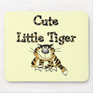 Niedliche kleine Tiger-T-Shirts und Geschenke Mousepad