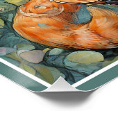 Niedliche Kleine Violine Poster (Ecke)