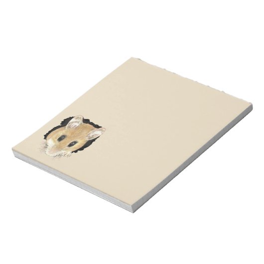 Niedliche kleine Wasserfarben Teppiche Maus Tierar Notizblock (Rotiert)