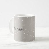 Niedliche kleine Weihnachtspenquin Pesonalized Kaffeetasse (Vorderseite Links)