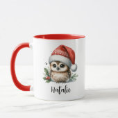 Niedliche kleine Weihnachtsschale Name Tasse (Links)