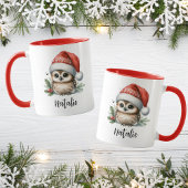 Niedliche kleine Weihnachtsschale Name Tasse