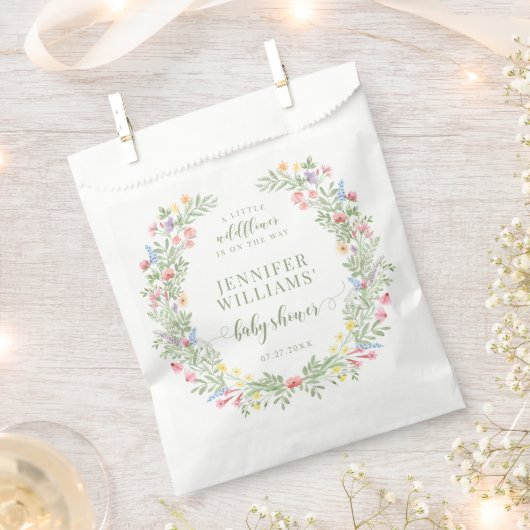 Niedliche kleine Wildblume Böhmische Kindermädchen Geschenktütchen (Ausgeschnitten)