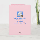 Niedliche kleine Ziege Geburtstag Karte (Rückseite)