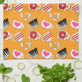 Niedliche Kleinigkeiten im Küchenmuster Geschirrtuch (Gefaltet)