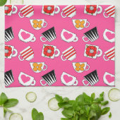 Niedliche Kleinigkeiten im Küchenmuster Geschirrtuch (Gefaltet)