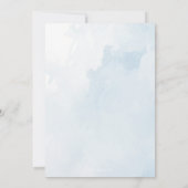 Niedliche Kleinigkeiten mit einer Baby-Dusche Einladung (Rückseite)