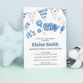 Niedliche Kleinigkeiten mit einer Baby-Dusche Einladung