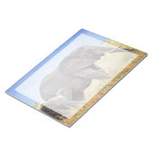 Niedliche Kleintiere | Afrikanische Elefanten und  Notizblock (angewinkelt)