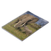 Niedliche Kleintiere | Amama Elefant mit Baby Notizblock (Linke Seite)