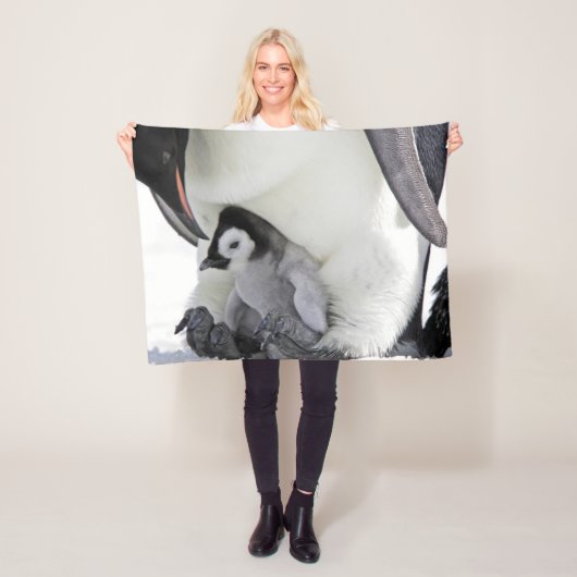 Niedliche Kleintiere | Babemann Penguin Fleecedecke (Beispiel)